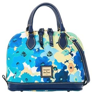 Dooney & Bourke Blue Somerset Watercolor Satchel